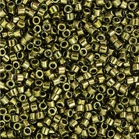DB0011: 11/o MIYUKI DELICAS™ - Metallic Olive Green (Galvanized)