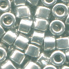 DB0032: 11/o MIYUKI DELICAS - Metallic Rhodium Plated