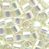 DB0109: 11/o MIYUKI DELICAS - Transparent Crystal, Iridescent (A/B), Luster