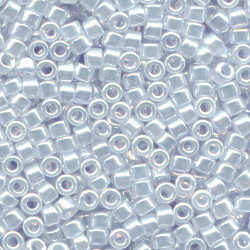 DB0241: 11/o MIYUKI DELICAS - Translucent Pale Lilac Pearl
