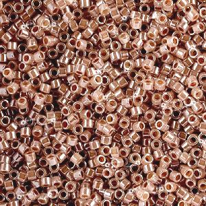 DB0256: 11/o MIYUKI DELICAS - Opaque Tan Pearl