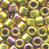 DB0501: 11/o MIYUKI DELICAS - Metallic Rose & Gold Plated