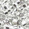 DB0551V: 11/o MIYUKI DELICA BEADS - Bright Sterling Silver Plated