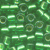 DB0605: 11/o MIYUKI DELICAS - Trans. Emerald Green, S/L