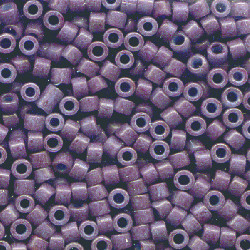 DB0662: 11/o MIYUKI DELICAS - Dk. Mauve Purple Painted