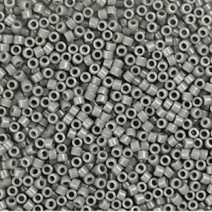 DB0731: 11/o MIYUKI DELICA Beads - Opaque Gray