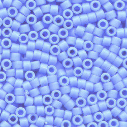 DB0760: 11/o MIYUKI DELICAS - Med. Blue Matte