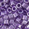 DB0923V: MIYUKI DELICAS - Transparent Crystal Luster, Color-Lined Grape