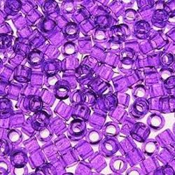 DB1315V: MIYUKI DELICAS - Transparent Dyed Violet