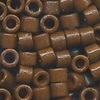 B2142: 11/o MIYUKI DELICA *Duracoat Beads - Opaque Dark Brown