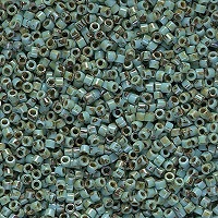 DB2264: 11/o Miyuki Delica™- Opaque Turquoise Blue Picasso