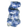 10x21mm 3-D Sodalite OTTER/FERRET/WEASEL Animal Fetish Bead