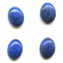 5x7mm Denim Lapis OVAL CABOCHONS