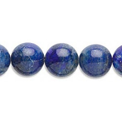 12mm Denim Lapis ROUND Beads