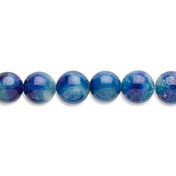 8mm Denim Lapis ROUND Beads