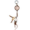 1-1/2" dia. Dreamcatcher Keychain - Natural