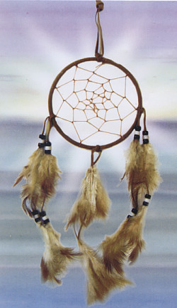 4" dia. Dreamcatcher - Natural