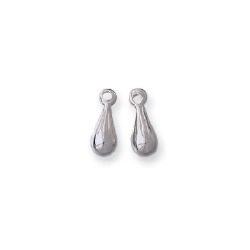 9mm Solid Nickel TEAR DROP Components