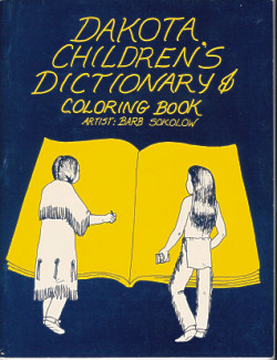 Dakota Children's Dictionary and Coloring Book