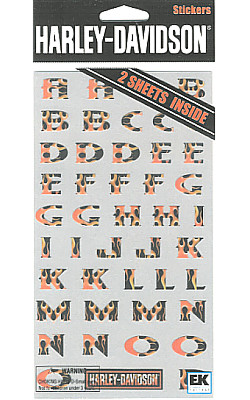 EK Success® *Harley-Davidson® Flame Alphabet* STICKERS