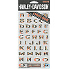 EK Success® *Harley-Davidson® Flame Alphabet* STICKERS