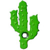 1/8" Metal Cactus Quicklets EYELETS - Green