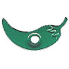 1/8" Metal Chili Pepper EYELETS - Dark Green