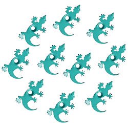 1/8" Metal Gecko/Lizard EYELETS - Turquoise