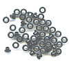 3/16" (5mm) Round Metal EYELETS - Black