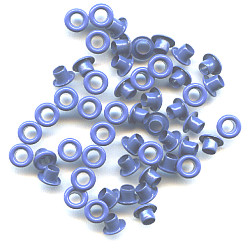 3/16" (5mm) Round Metal EYELETS - Dark Blue