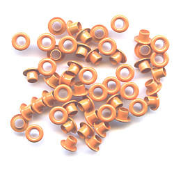 3/16" (5mm) Round Metal EYELETS - Orange