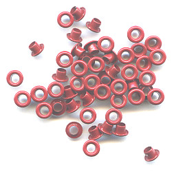 3/16" (5mm) Round Metal EYELETS - Red