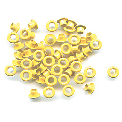 3/16" (5mm) Round Metal EYELETS - Yellow