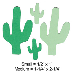 Assorted *Cactus* Paper DIE CUT Blanks