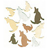 Assorted *Howling Coyote* Paper DIE CUT Blanks