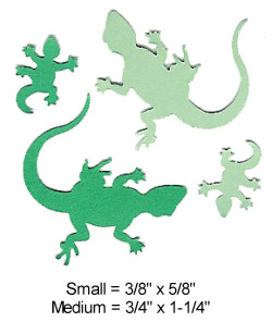 Assorted *Gecko* Paper DIE CUT Blanks