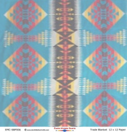 EMC® 11¾ x 12 *Trade Blanket* Patterned SCRAPBOOK PAPER