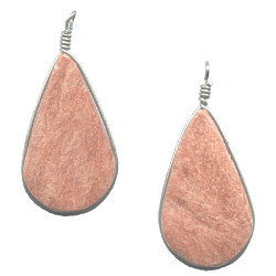 12x21mm Pink Stone Wire-Wrapped CHANDELIER EARRING CAB Components