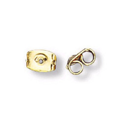 11mm Gold Plated Stainless Steel EARRING CLUTCH / EARNUTS / BACKINGS