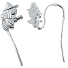Silver Plated WITCH "Slide-A-Charm" French EAR WIRES