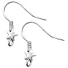 Tibetan Silver STAR Shephard Hook EAR WIRES