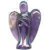 15x20mm Purple Fluorite 3-D ANGEL Bead