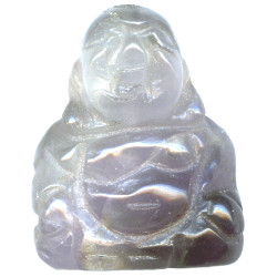 15x20mm Fluorite 3-D BUDDHA Bead