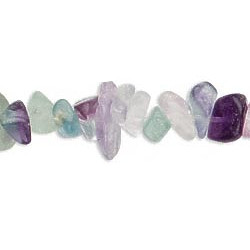 34" Strand Rainbow Fluorite CHIP/NUGGET Beads