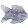 10x18mm Fluorite FISH Animal Fetish Bead