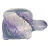 12x16mm Fluorite TURTLE Animal Fetish Bead