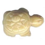 15x25mm Aragonite TURTLE Animal Fetish Bead