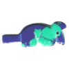 10x26mm Block Azurite-Malachite BEAVER Animal Fetish Bead