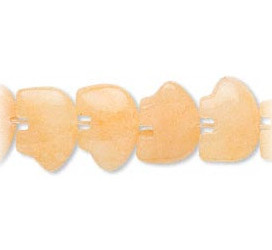 10x13 Aragonite ZUNI BEAR Animal Fetish Beads