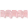 10x14mm Rose Quartz ZUNI BEAR Animal Fetish Beads